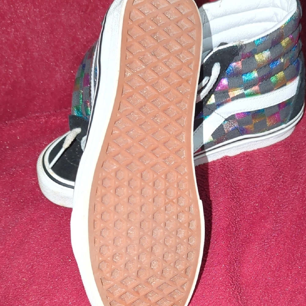 Vans Black and Iridescent High-Tops - Picture 2 of 7